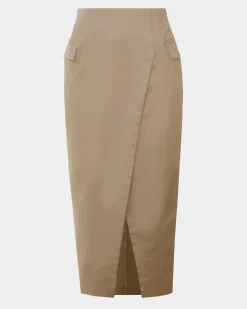 Abby Asymmetric Tailored Skirt