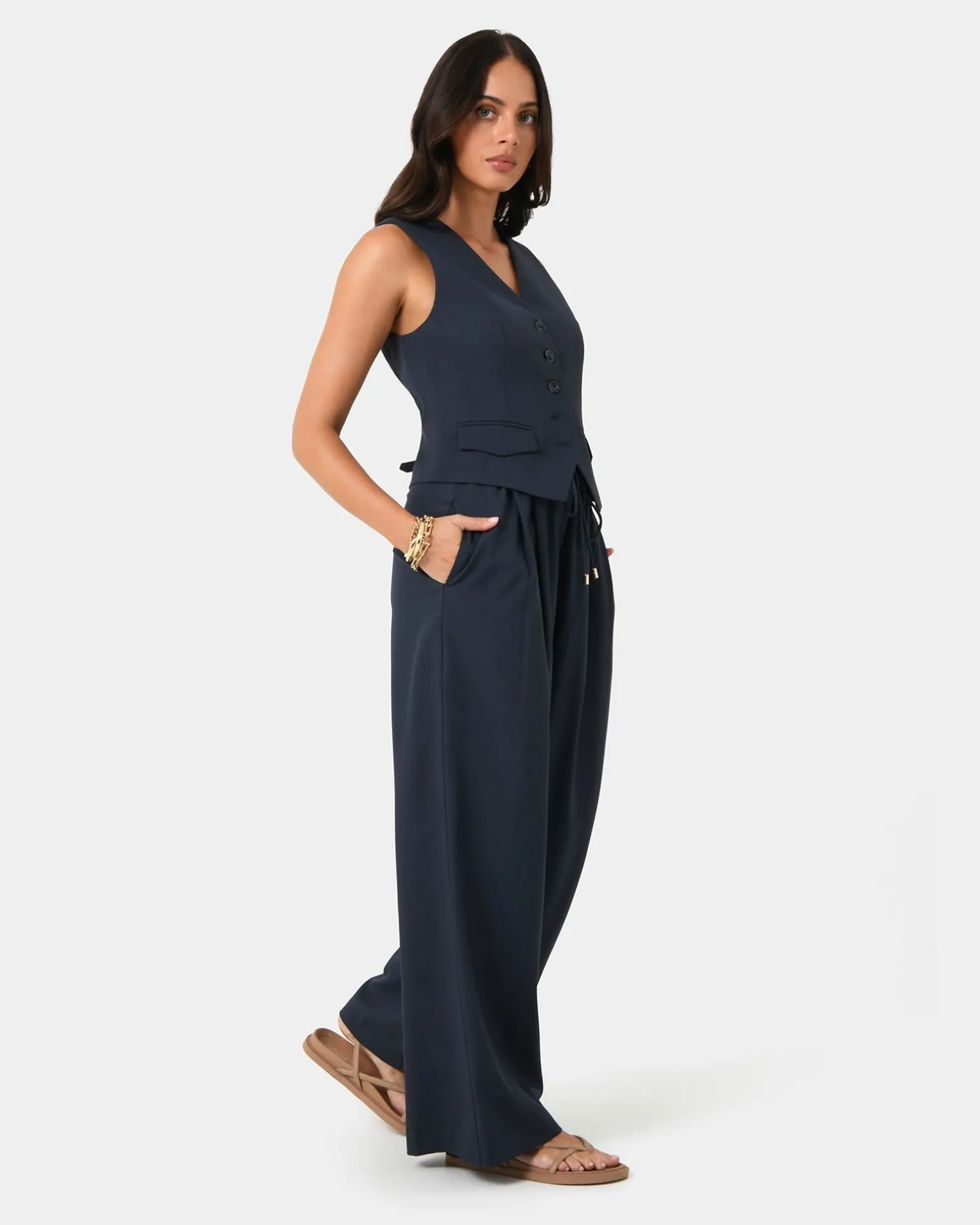 Abel Elastic Waist Relax Pants