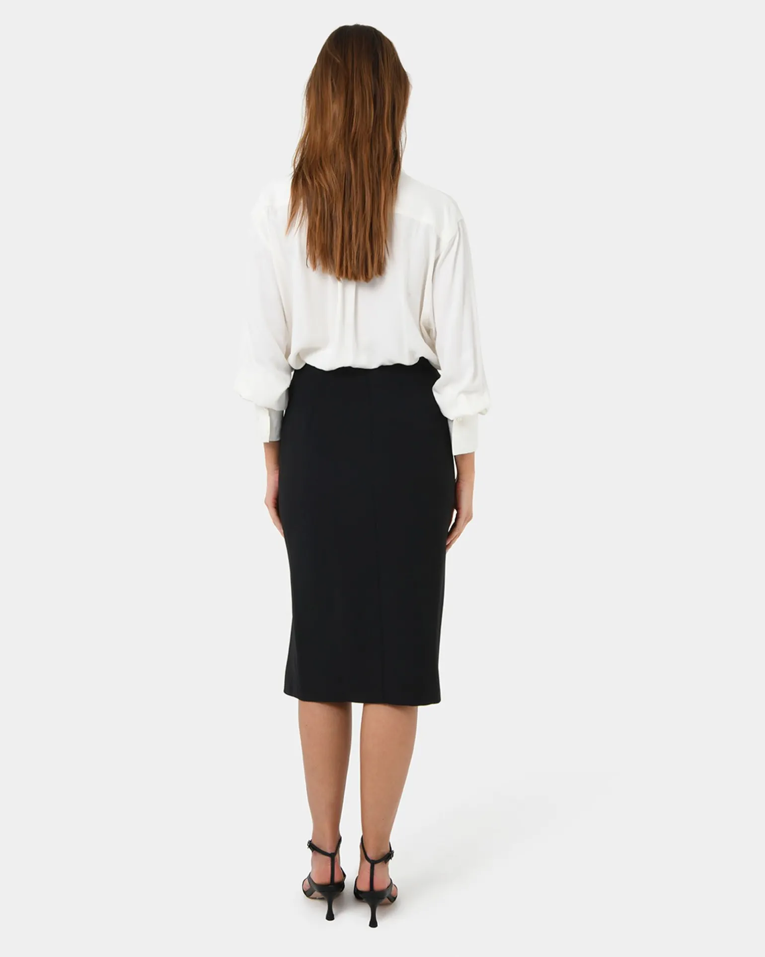 Ace Side Button Skirt
