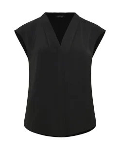Adelaide V-neck Cap Sleeve Top