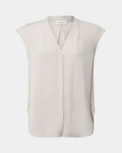 Adelaide V-neck Cap Sleeve Top