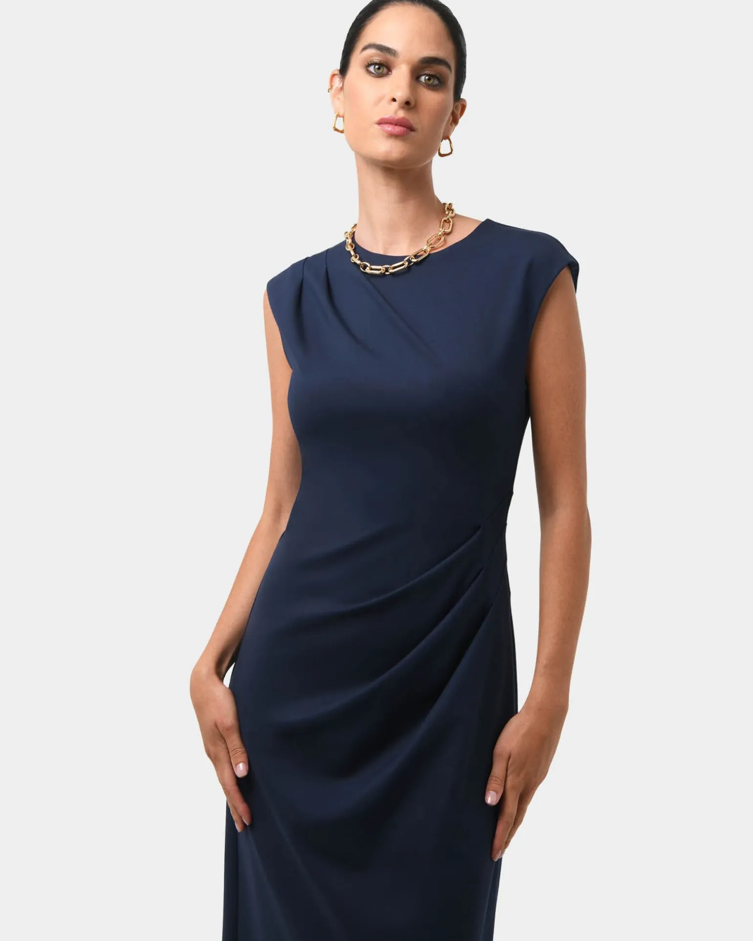 Adele Pleated Midi Dress