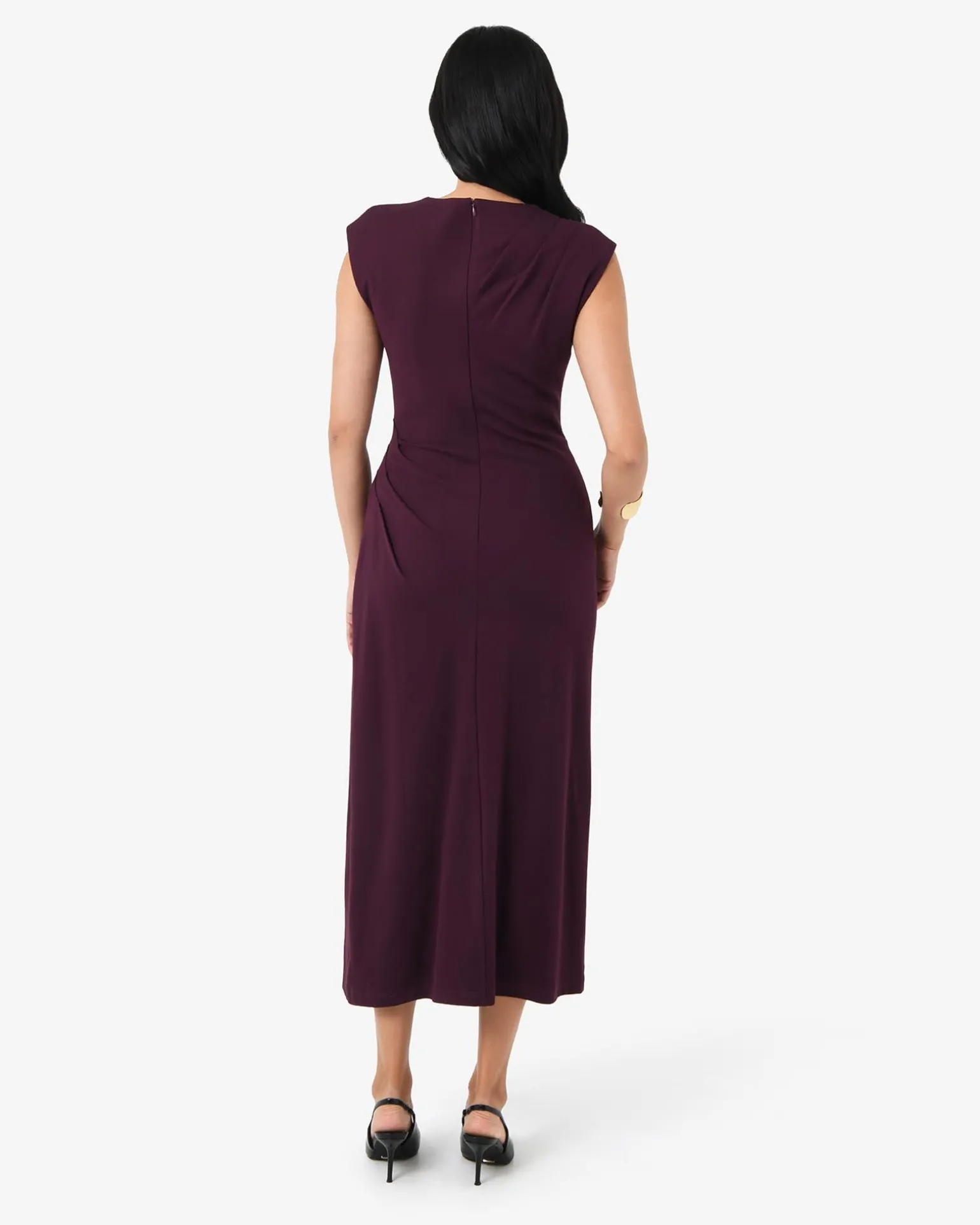 Adele Pleated Midi Dress