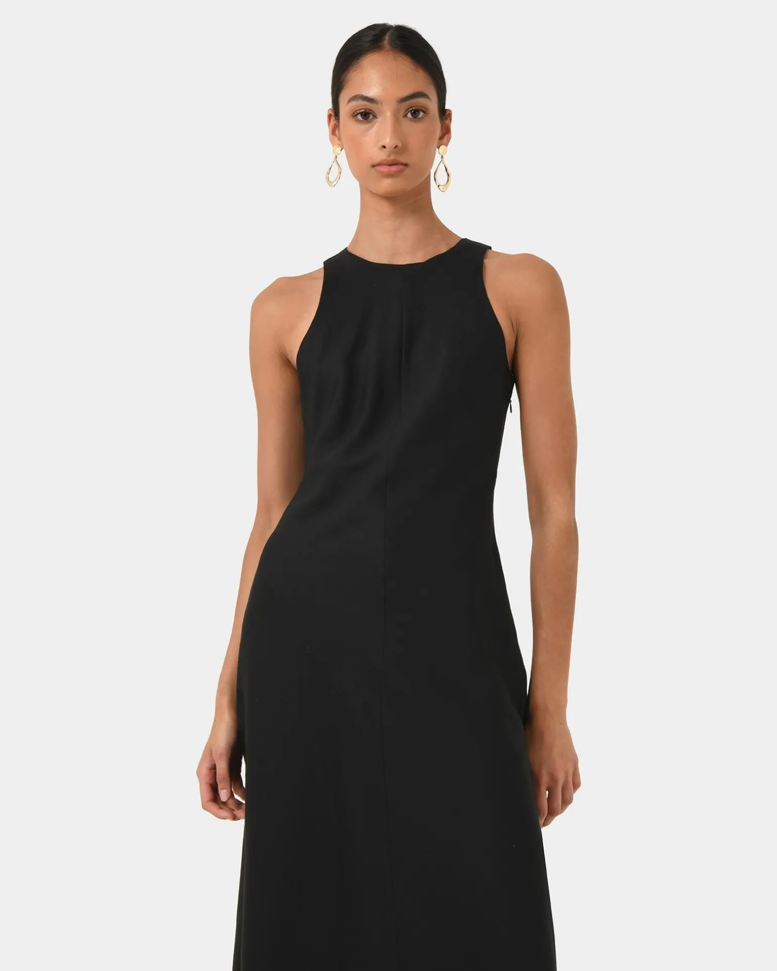 Aiya Bias Midi Dress