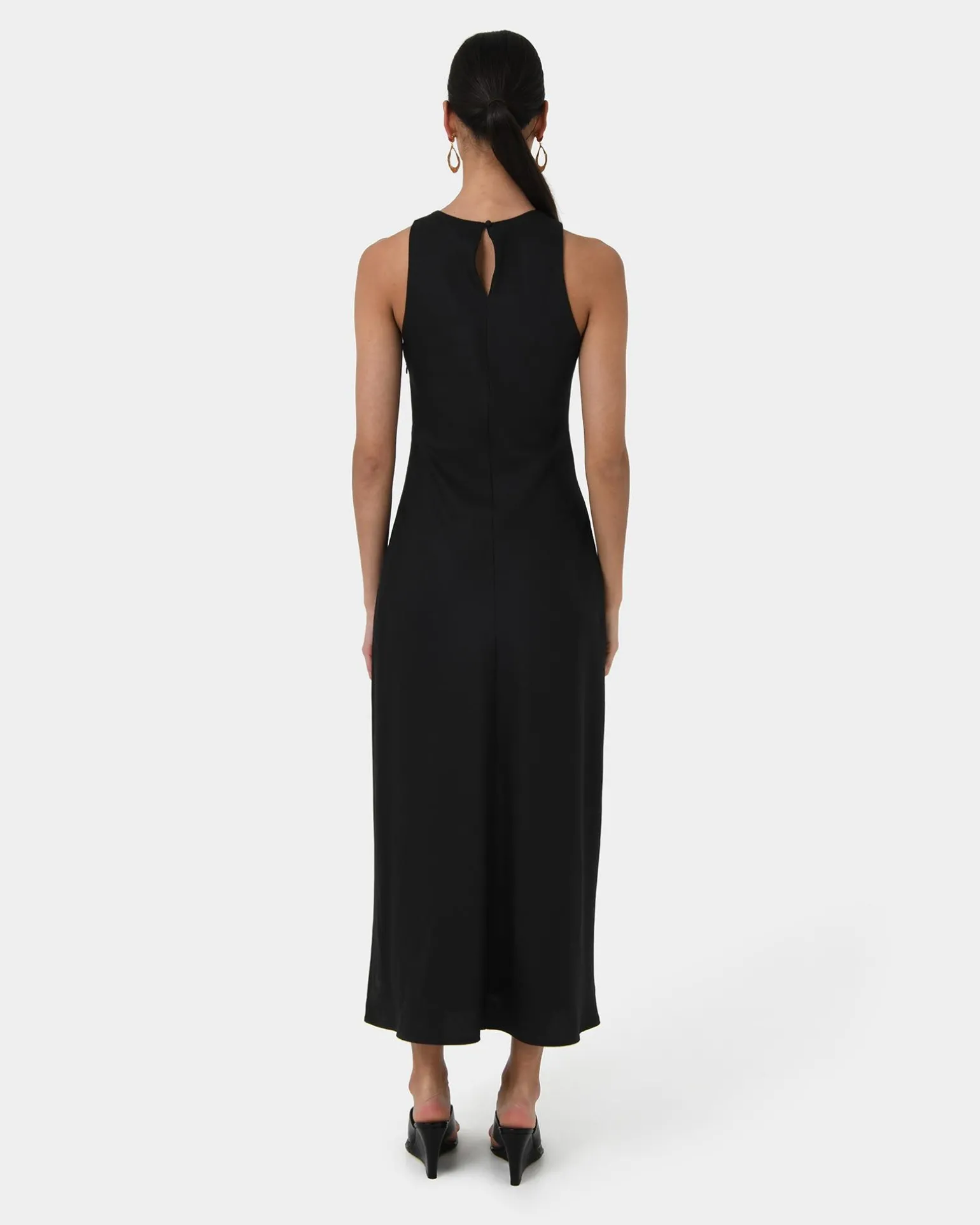 Aiya Bias Midi Dress
