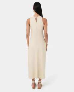 Aiya Bias Midi Dress