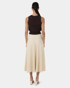 Aiya Bias Midi Skirt