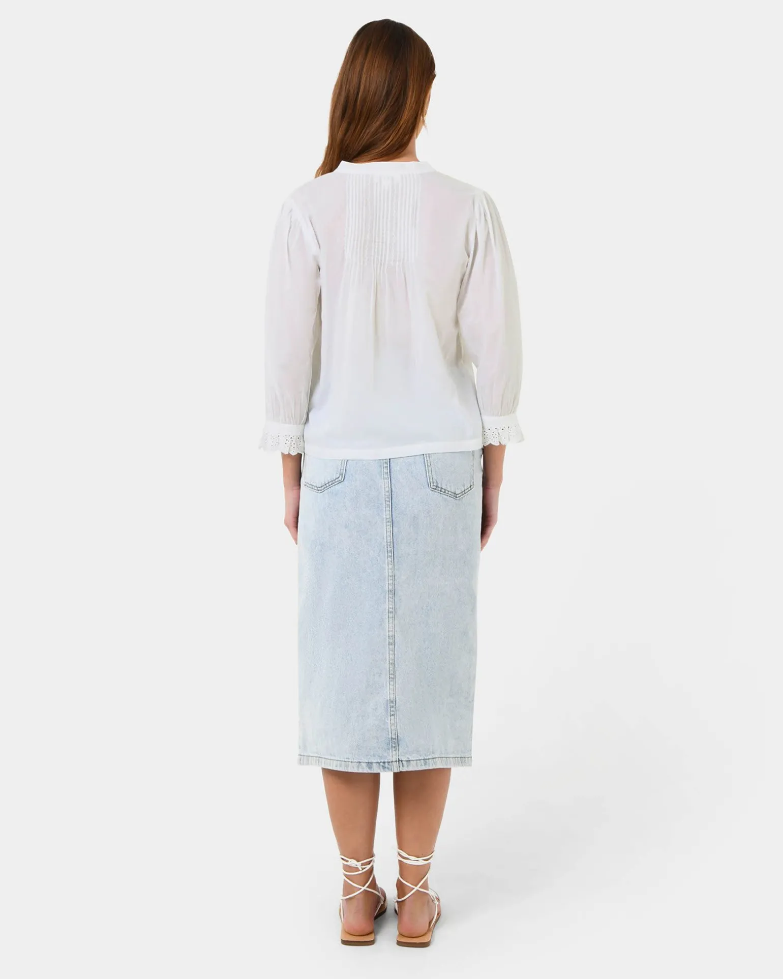 Akira Vneck Embroidery Blouse