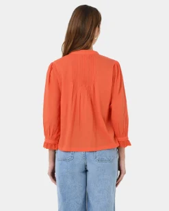 Akira Vneck Embroidery Blouse
