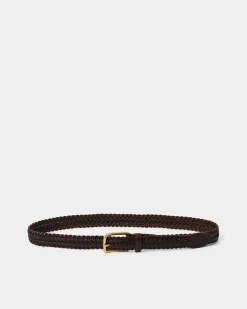 Alexandra Woven Leather Belt