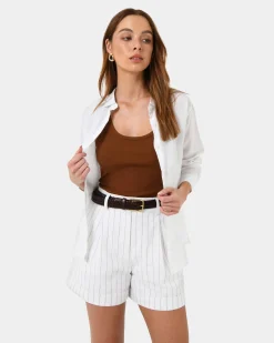 Alexandra Woven Leather Belt