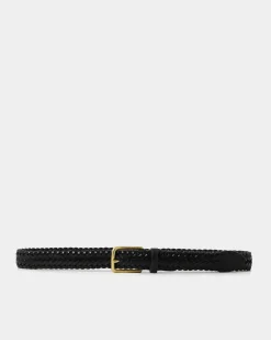 Alexandra Woven Leather Belt