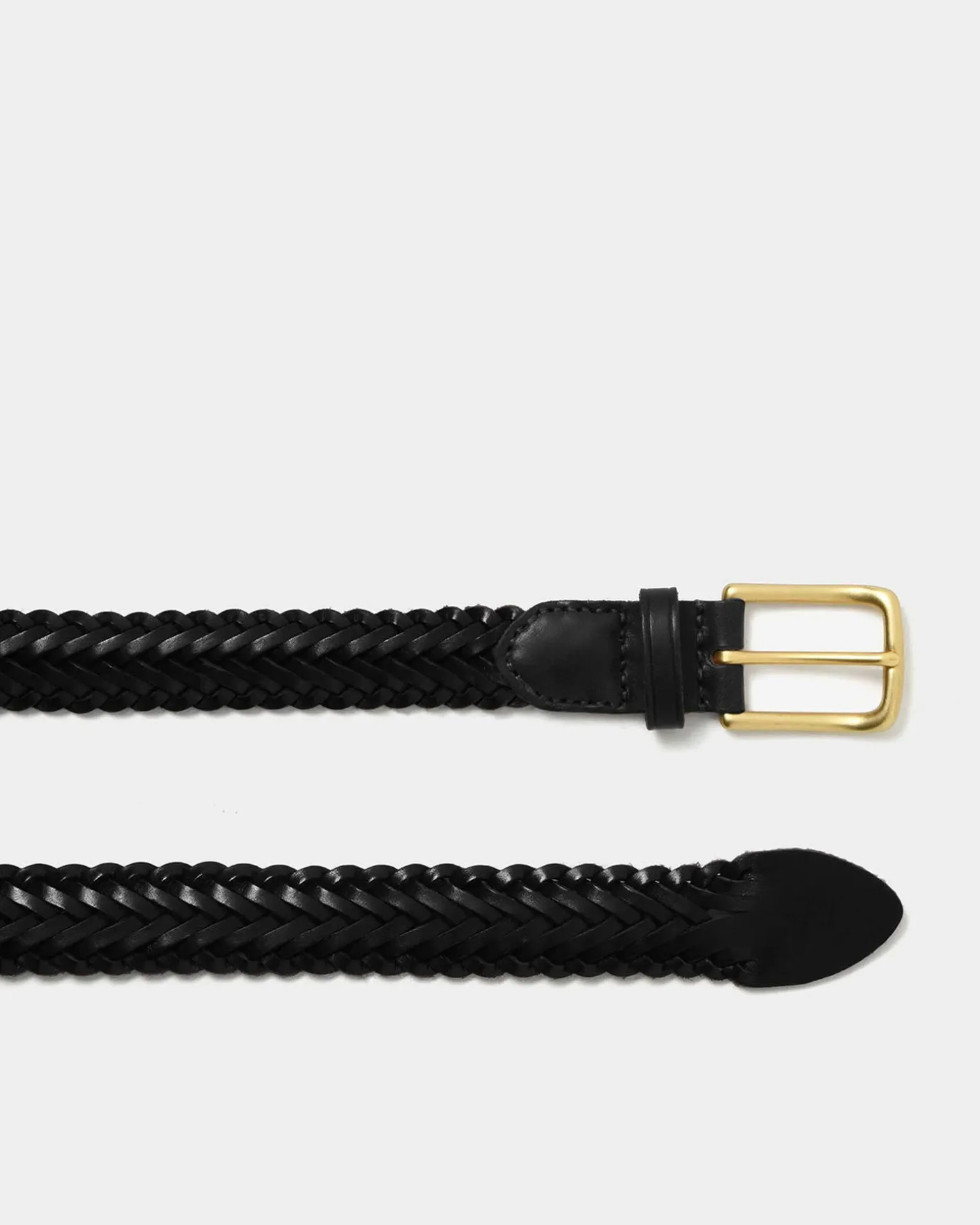 Alexandra Woven Leather Belt