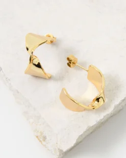 Alice 16k Gold Plated Earrings
