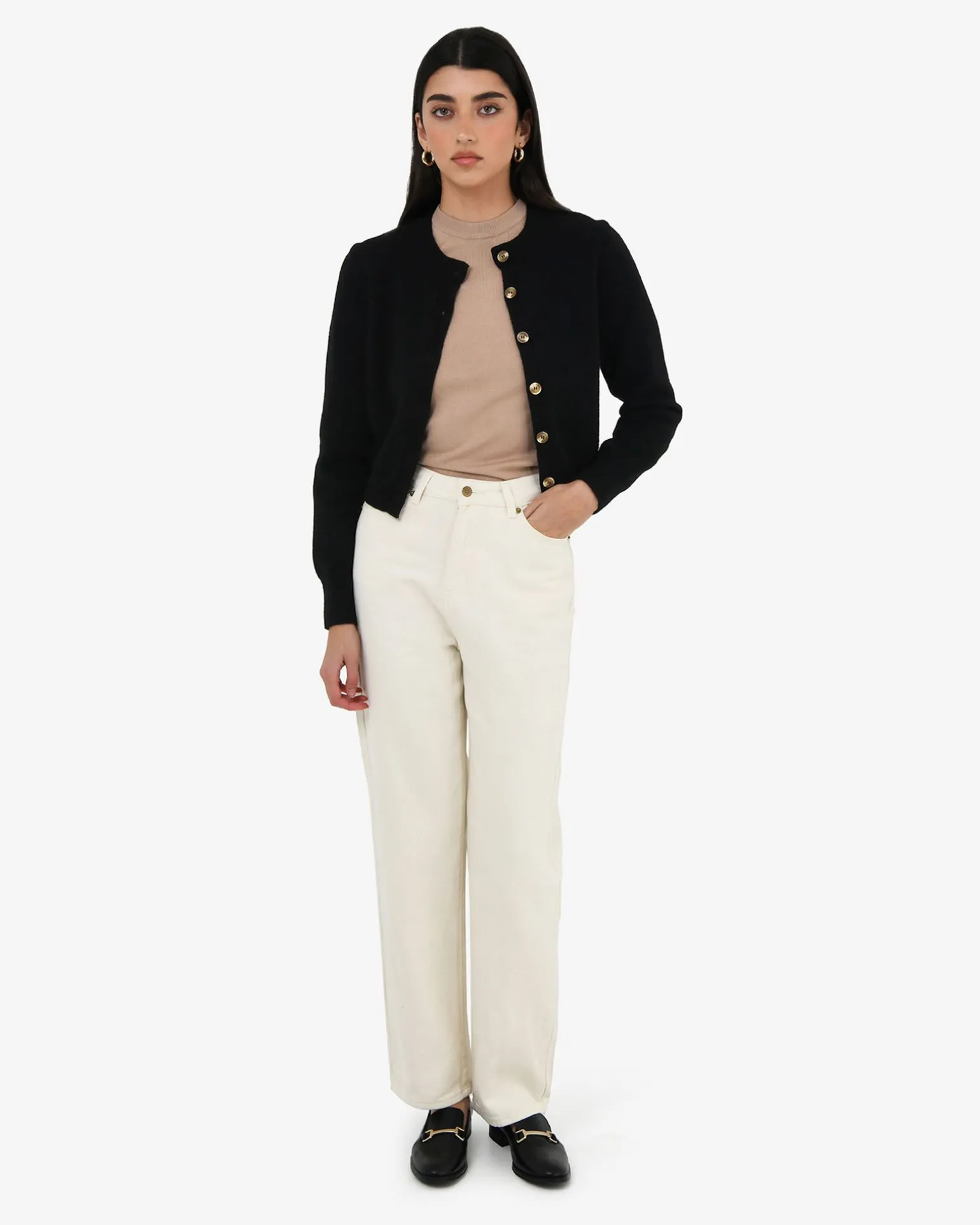 Alina Button Cardigan
