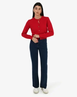Alina Button Cardigan