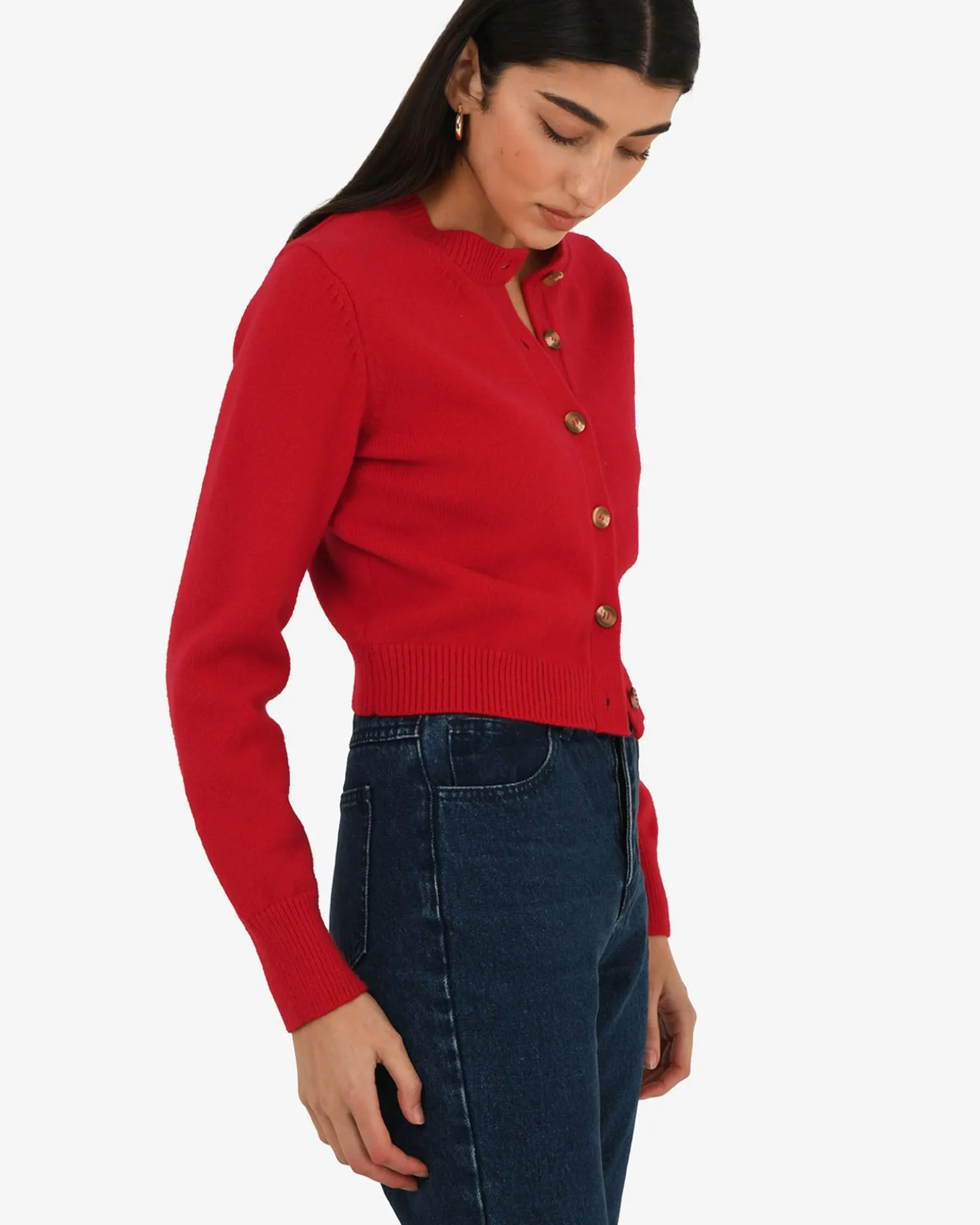 Alina Button Cardigan