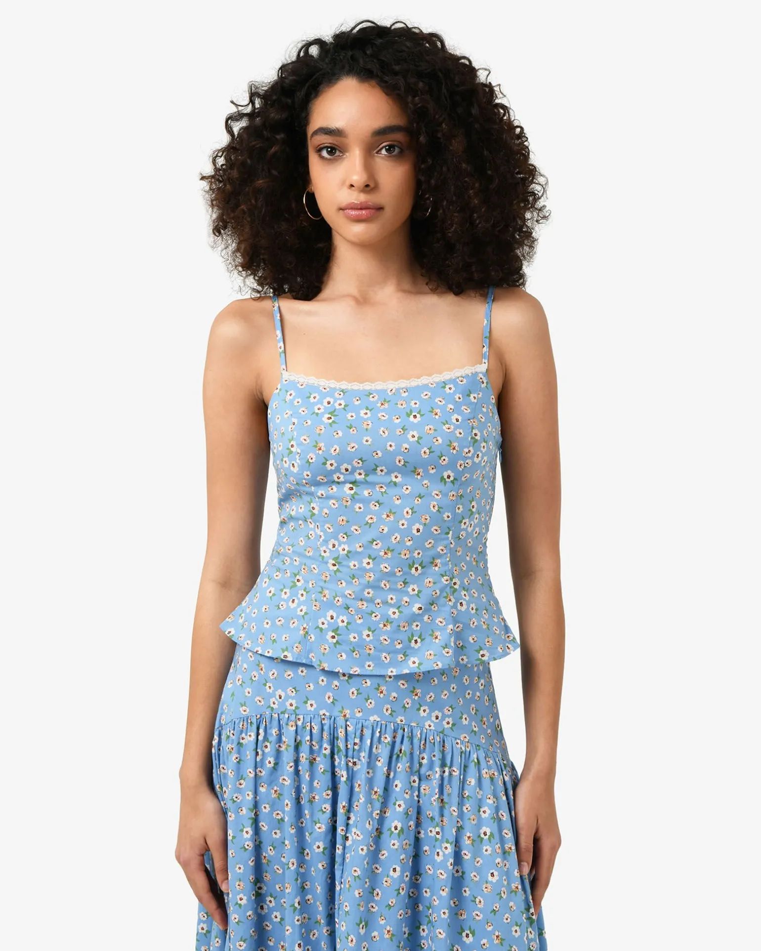 Alisa Cami Floral Top
