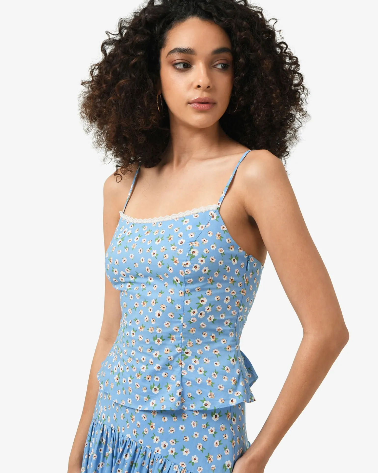 Alisa Cami Floral Top