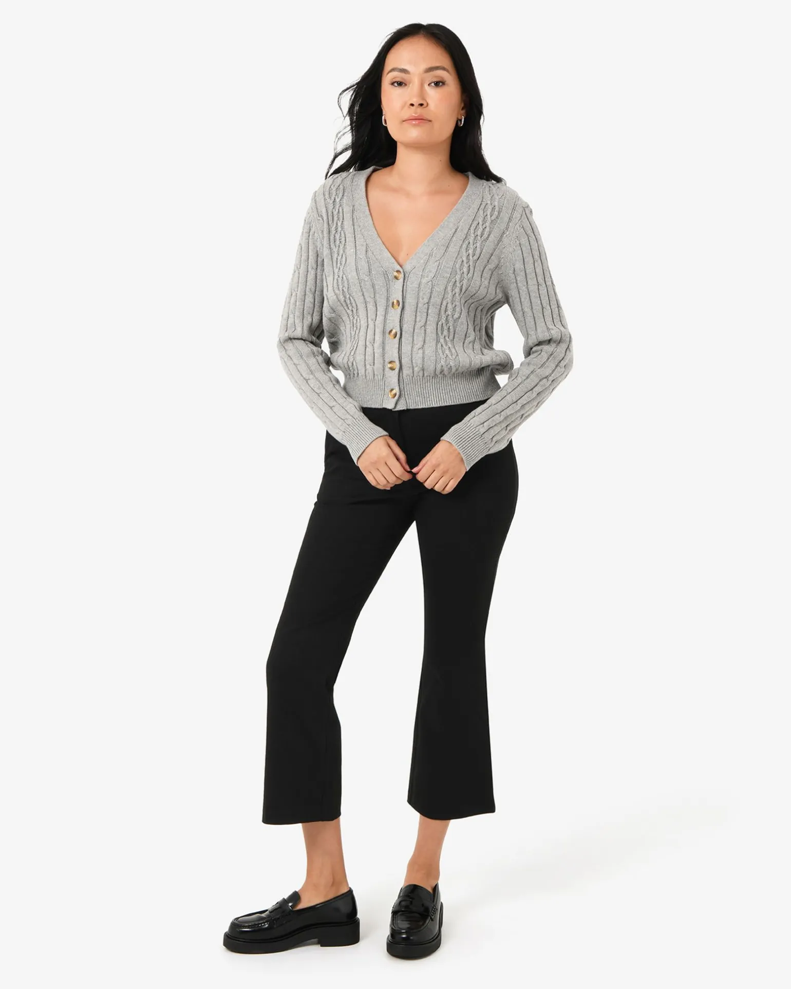 Alison Crop Flared Pants