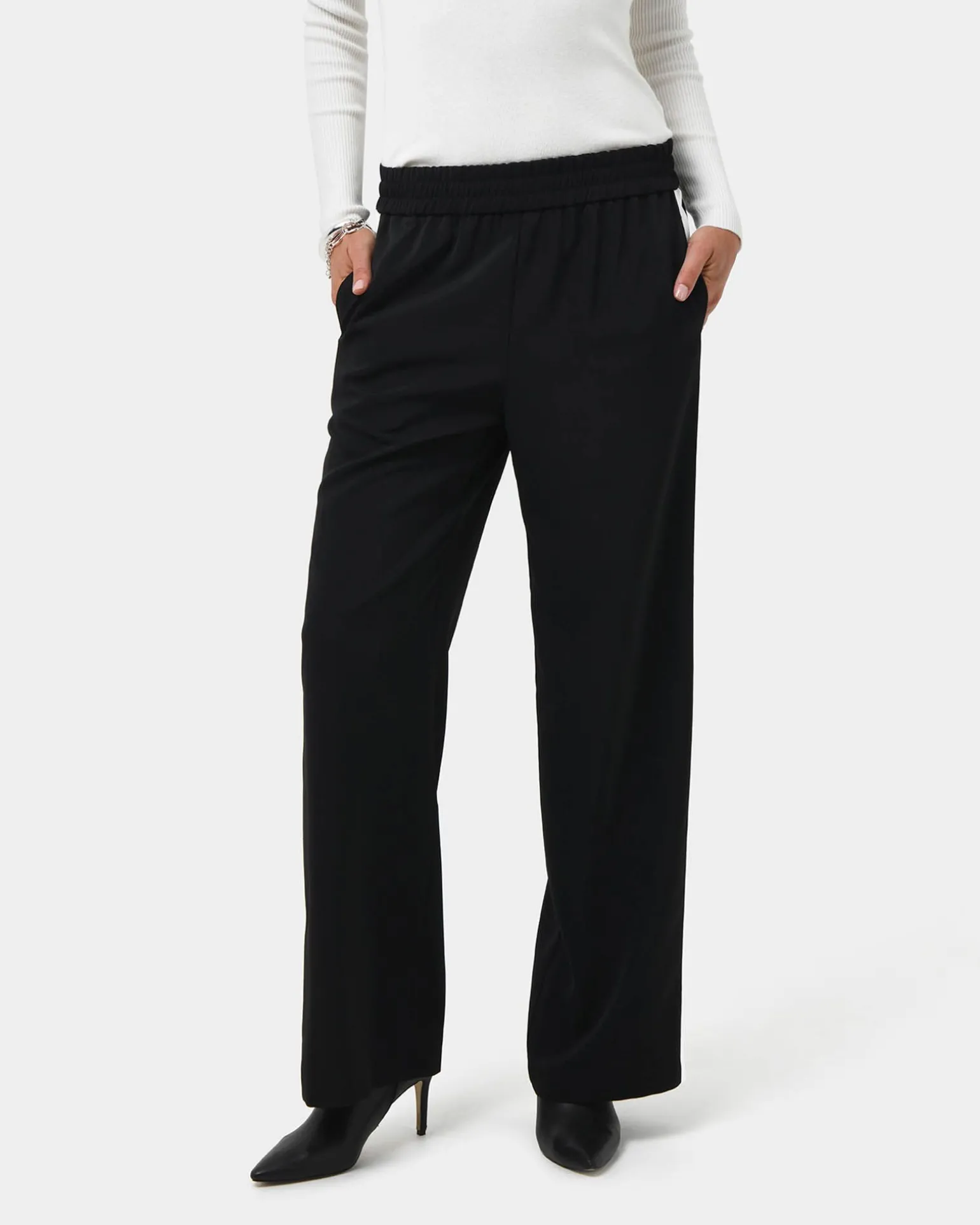 Alla Contrast Elastic Pants