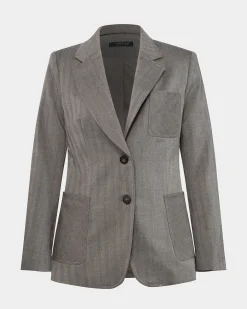 Allara Herringbone Jacket
