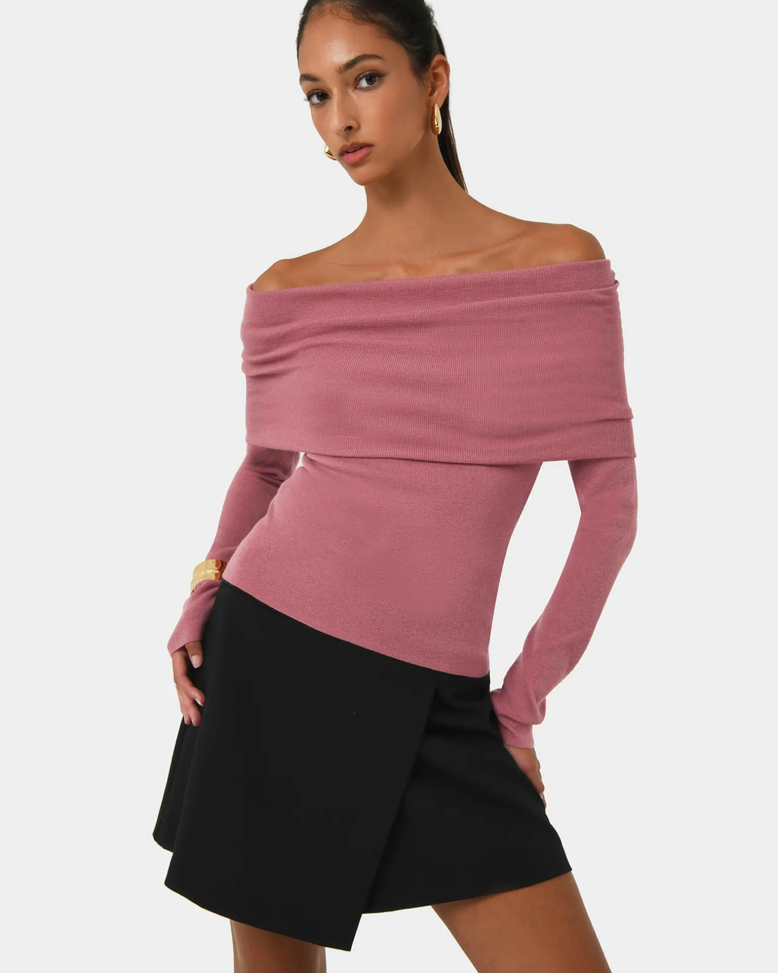 Ally Off Shoulder Knit