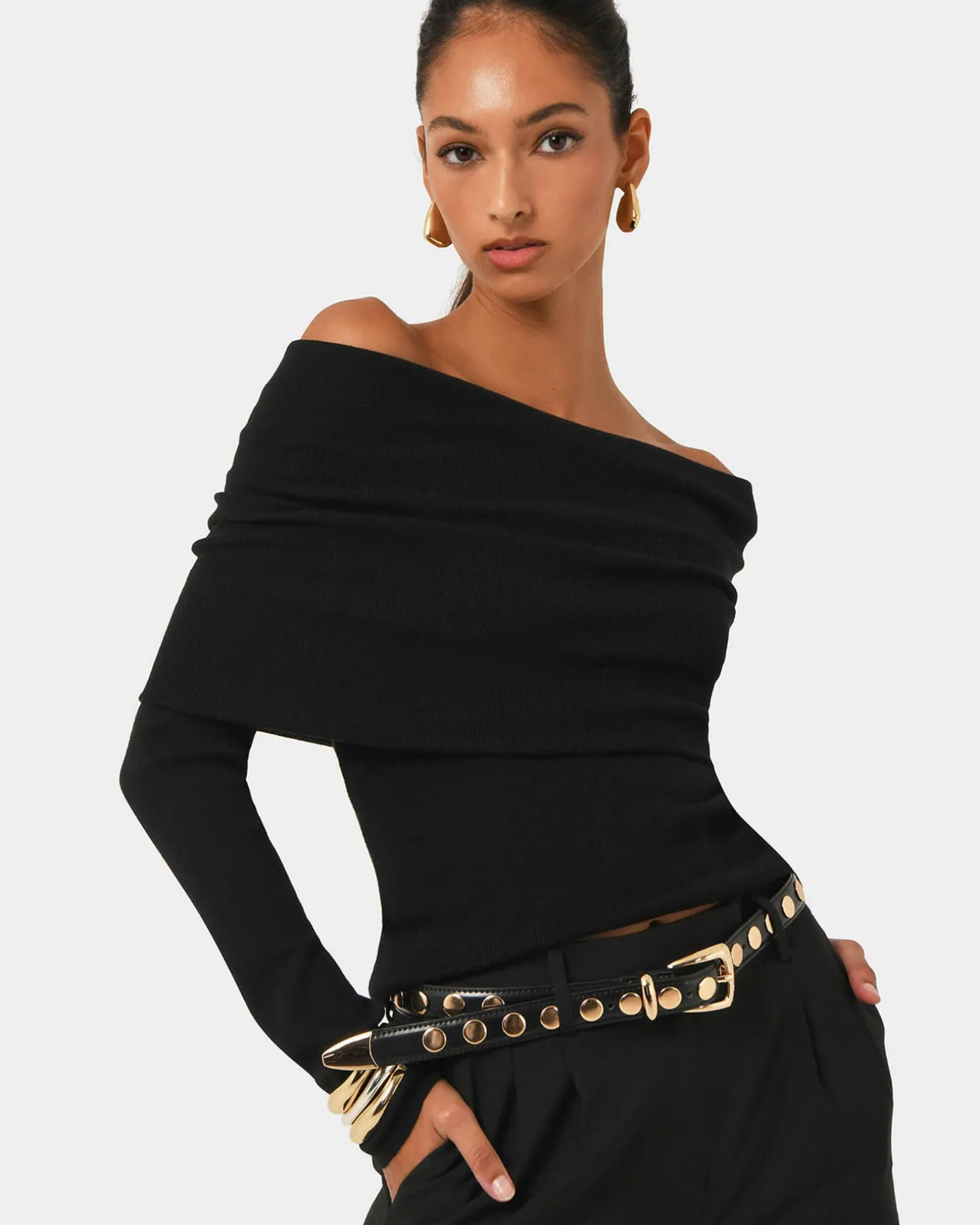 Ally Off Shoulder Knit