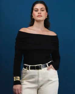 Ally Off Shoulder Knit
