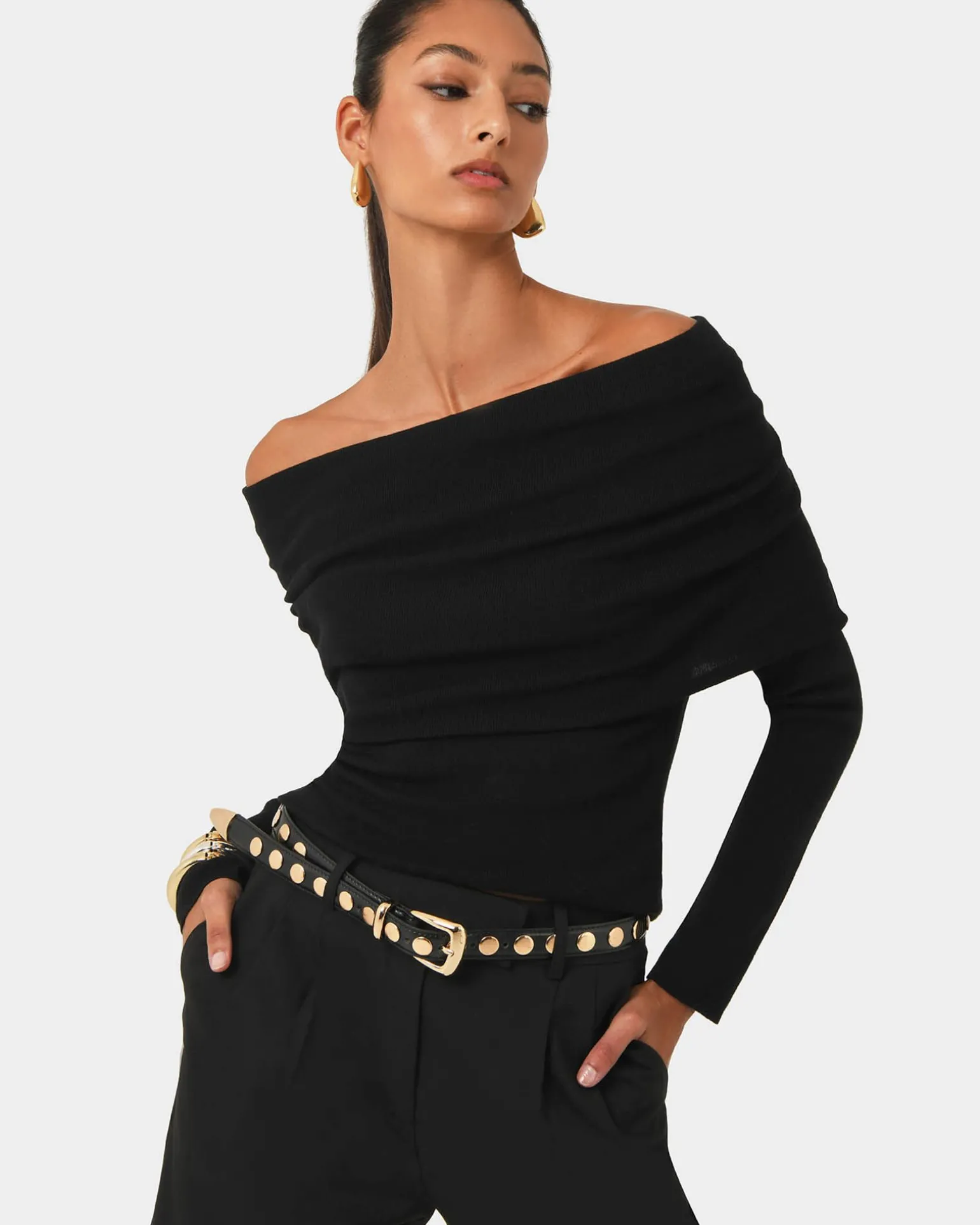 Ally Off Shoulder Knit
