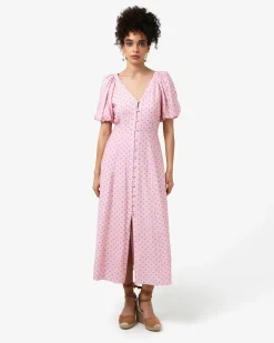 Almeria Polka Dot Dress