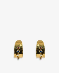 Amaris Gold Hoop Earrings