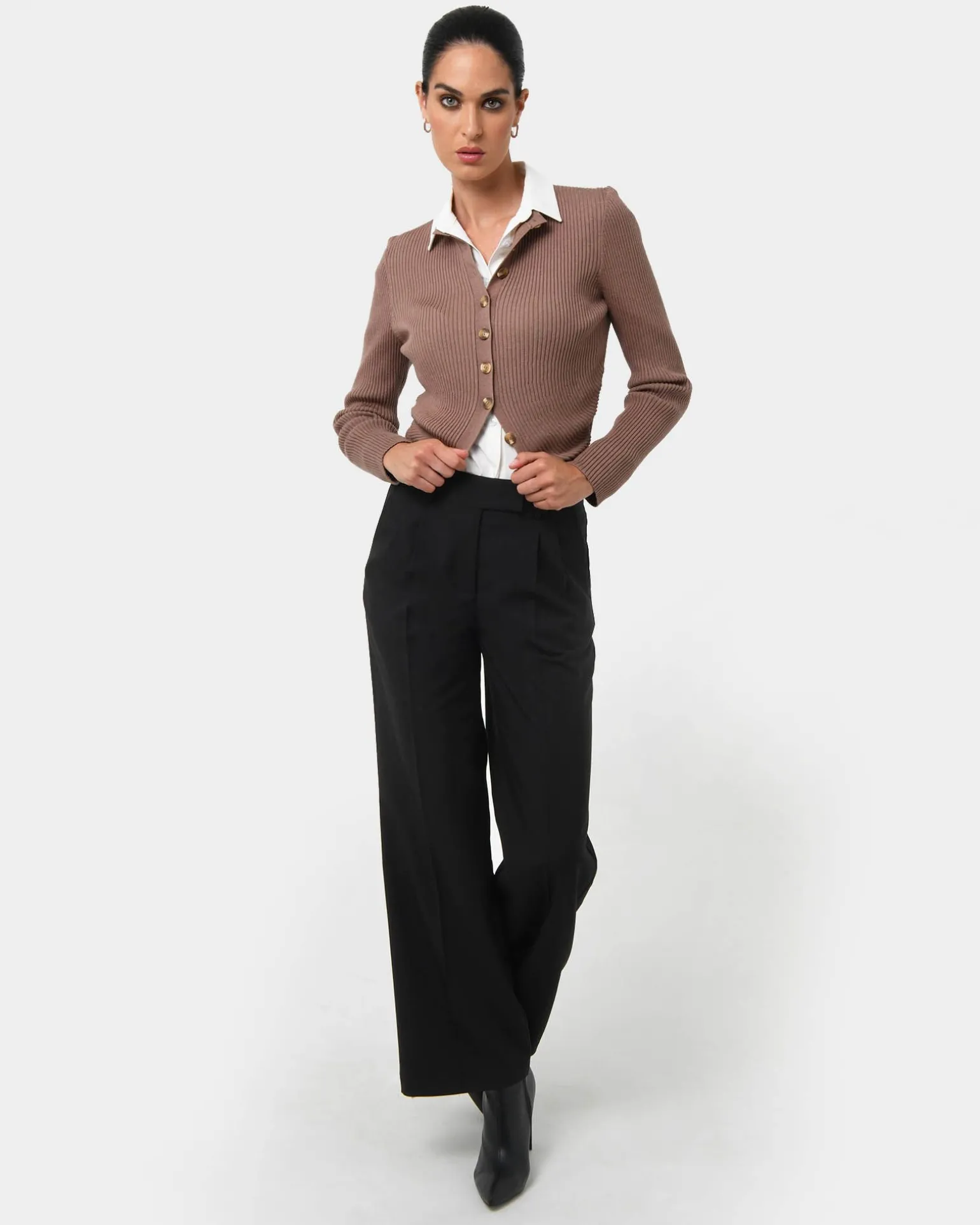 Amera Wide Leg Tailored Pants