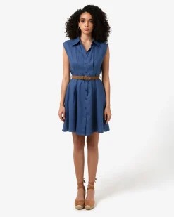 Ami Linen Mini Beach Dress