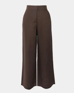 Ami Wide Leg Linen Pants