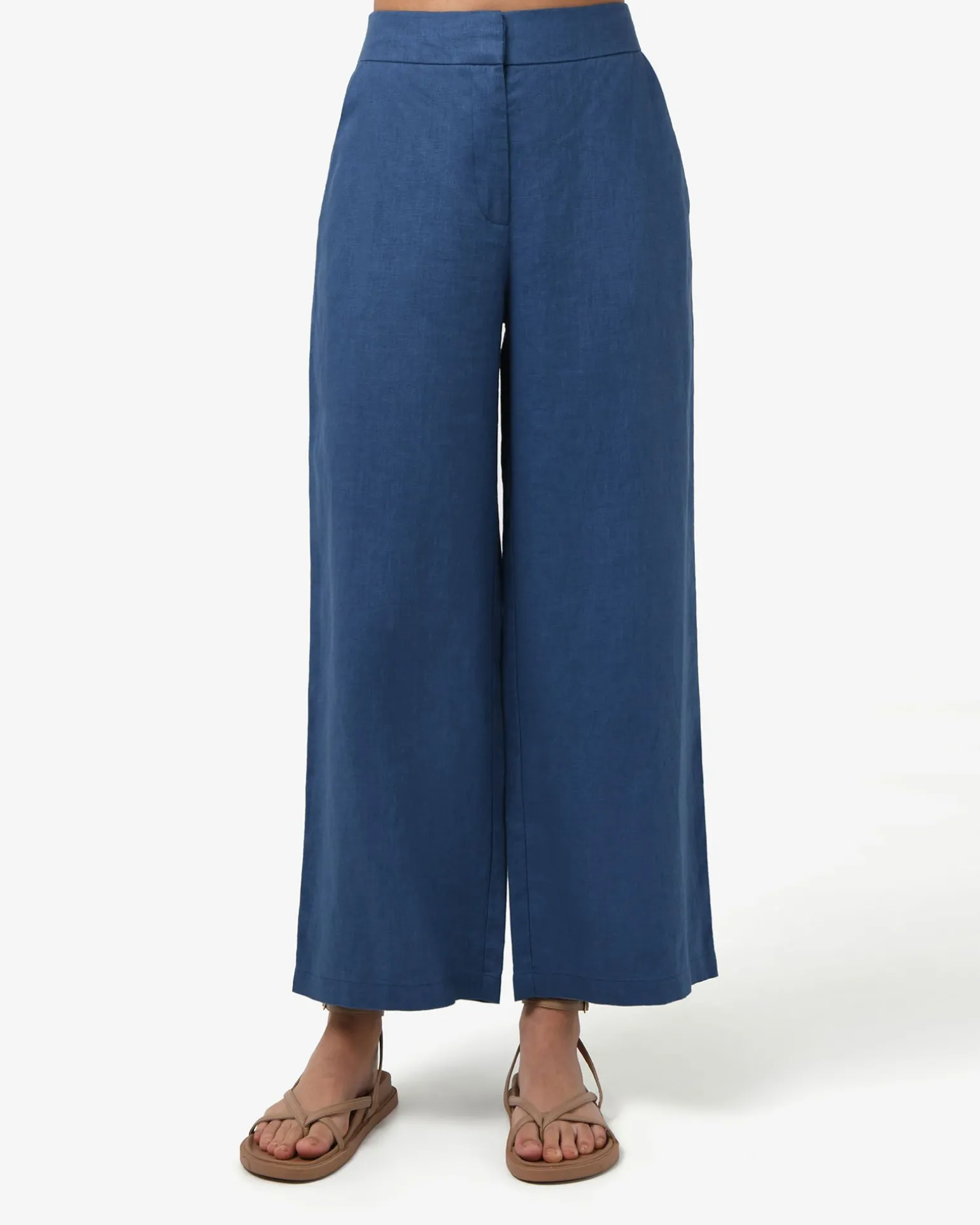 Ami Wide Leg Linen Pants
