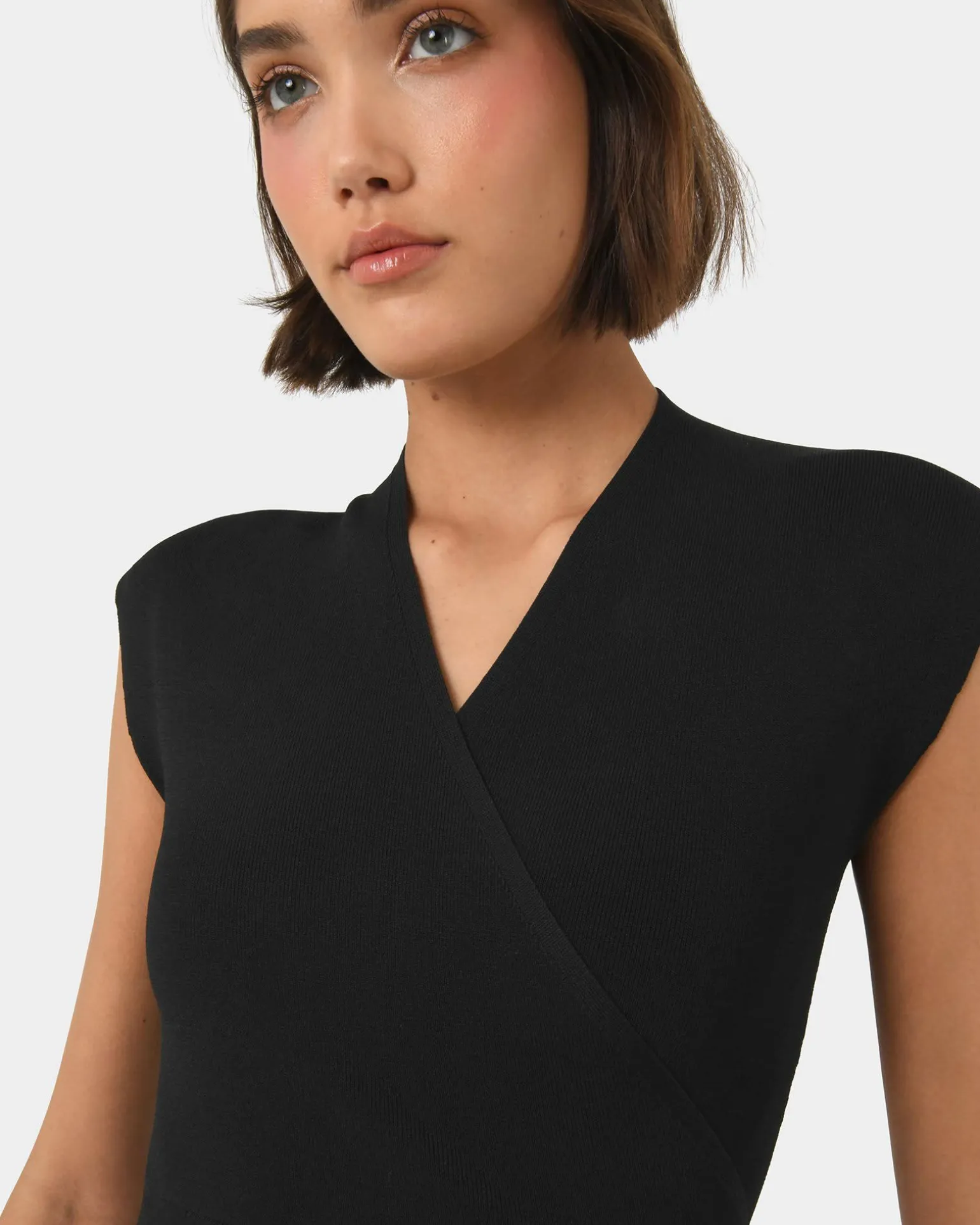 Ani Cross Over Knit Dress