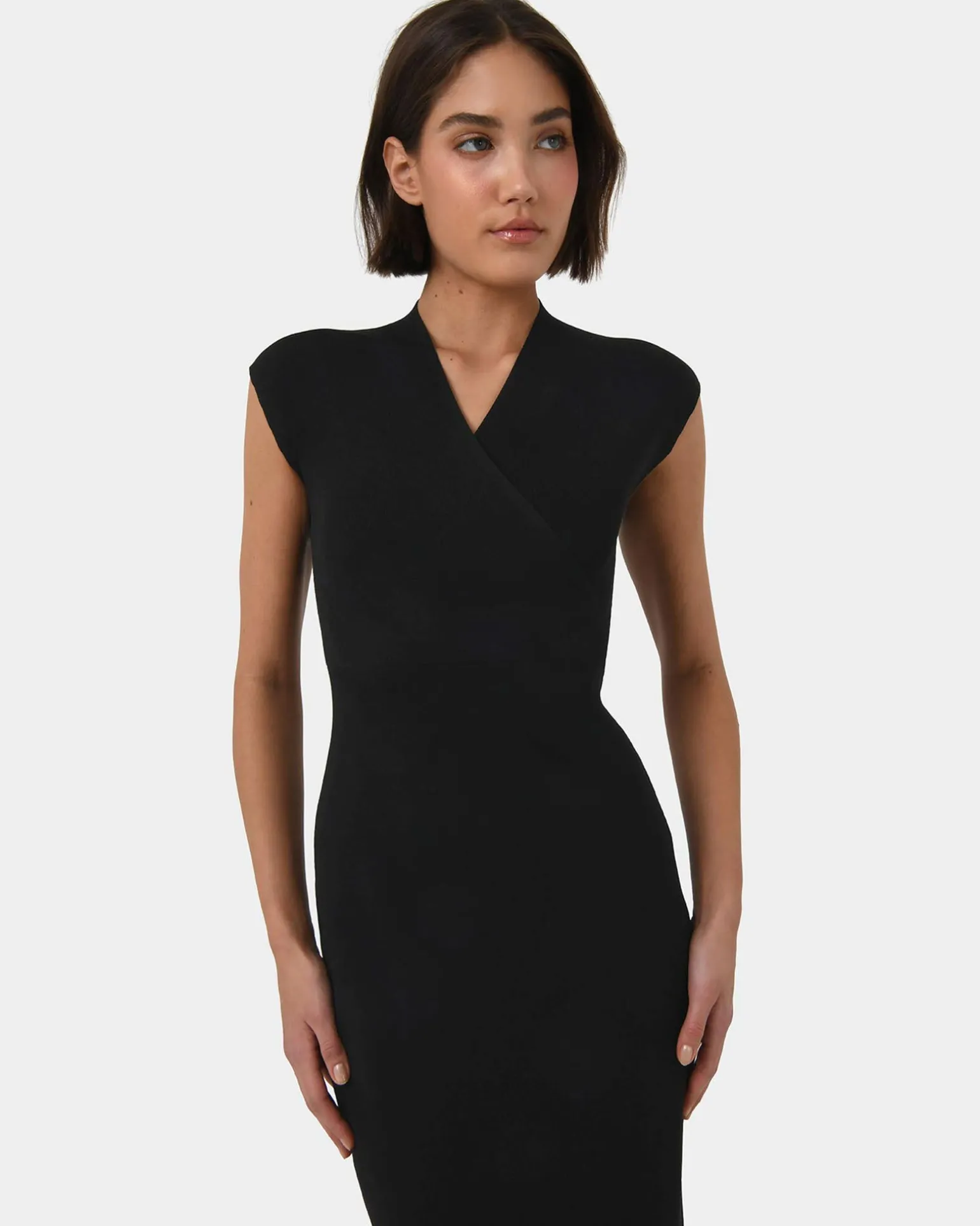 Ani Cross Over Knit Dress