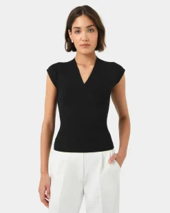 Ani Wrap Knit Top