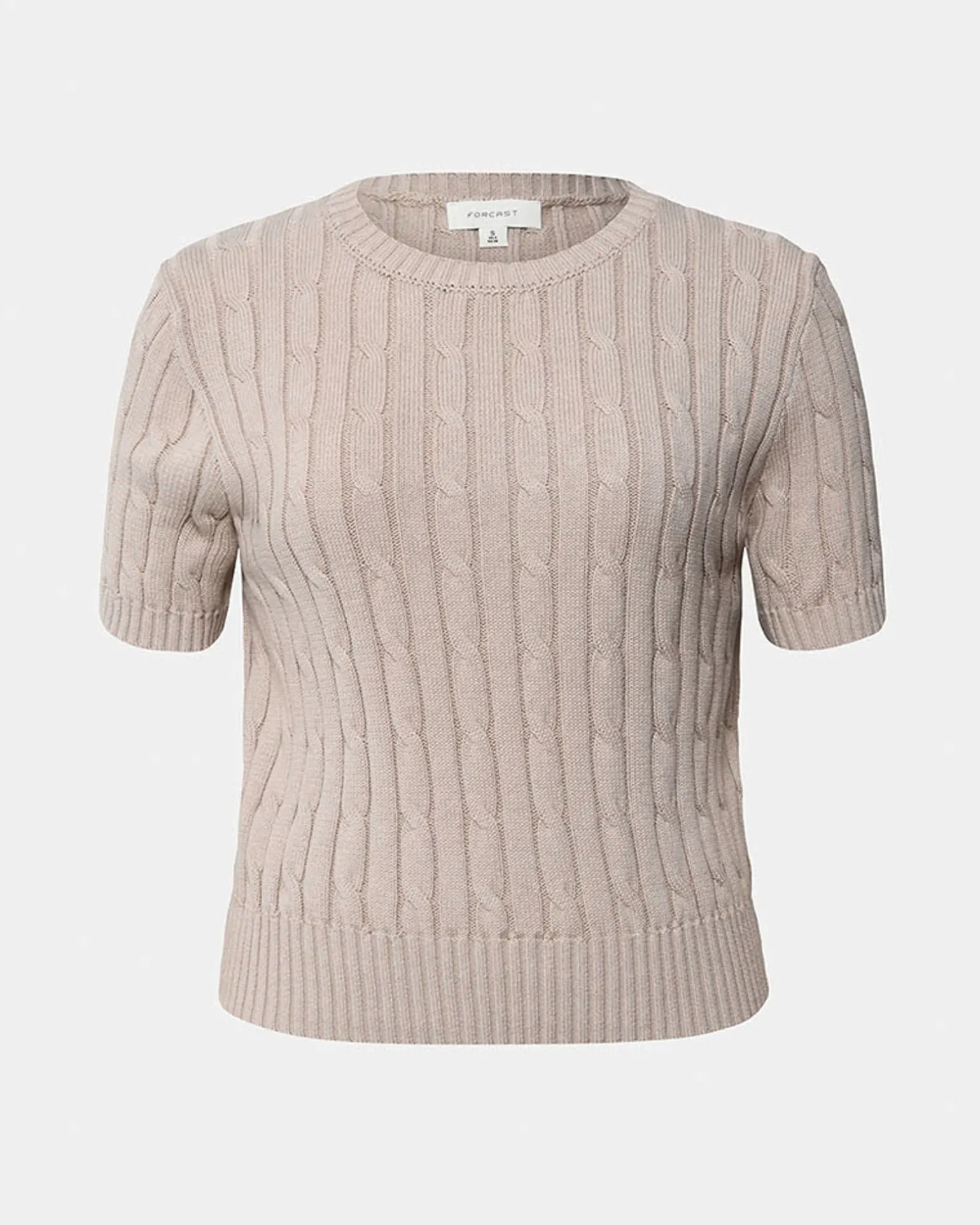 Anita Short Sleeve Cable Knit