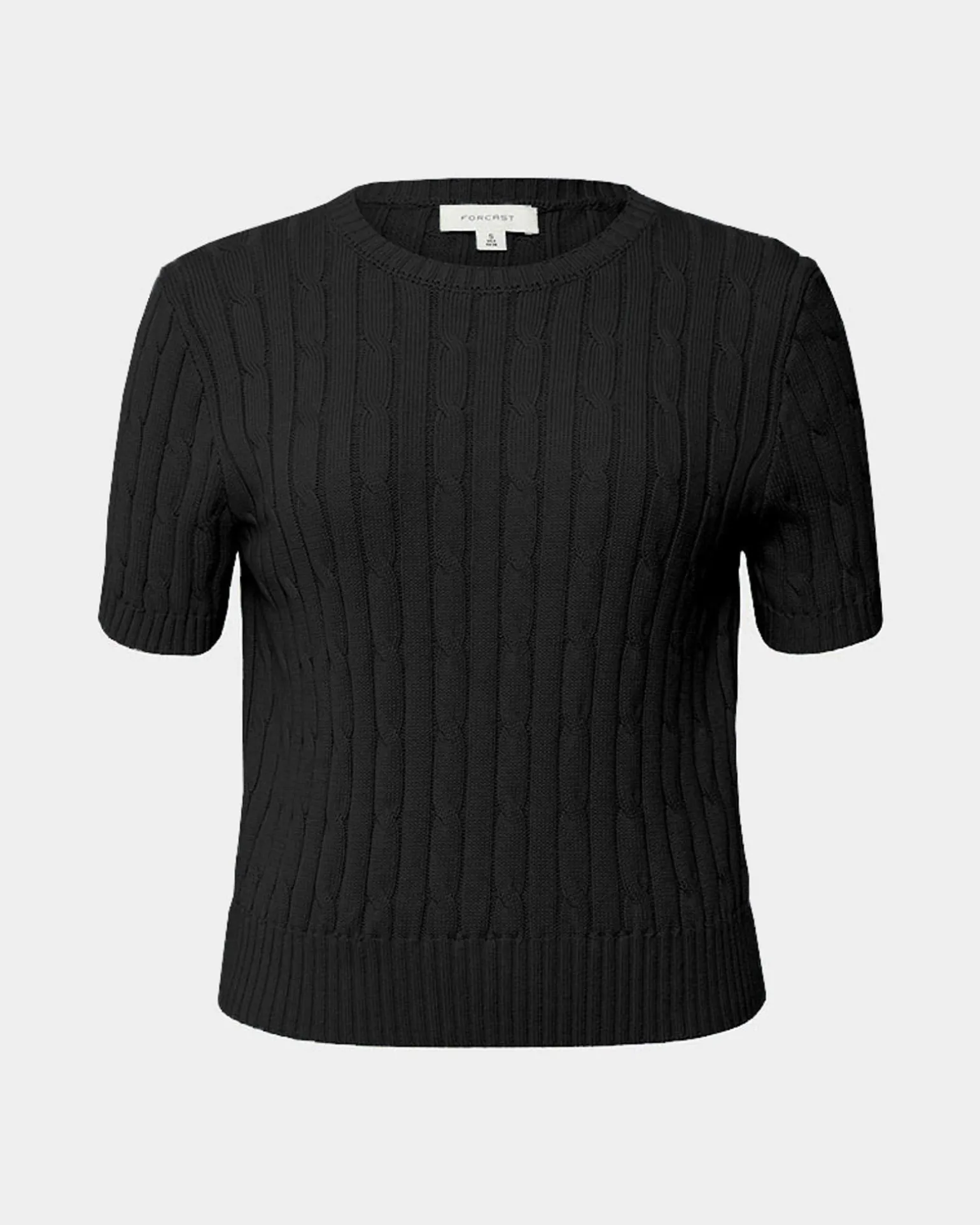 Anita Short Sleeve Cable Knit