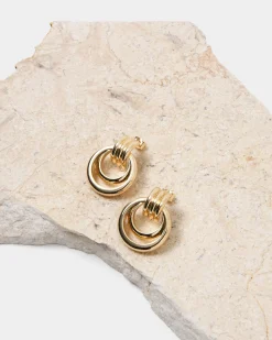 Anne 16k Gold Plated Earrings