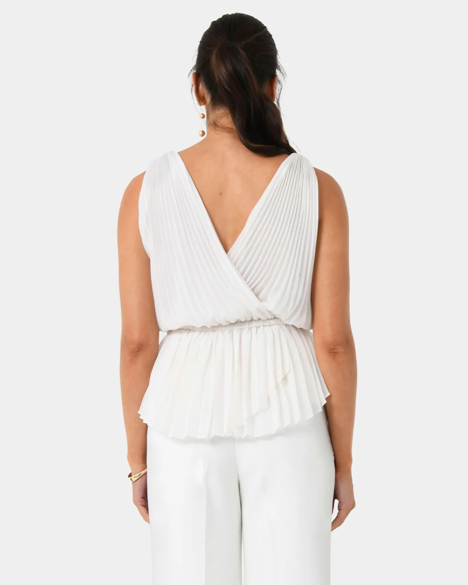 Arina Pleated Top