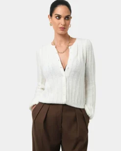 Aura Fluffy Knit Cardigan