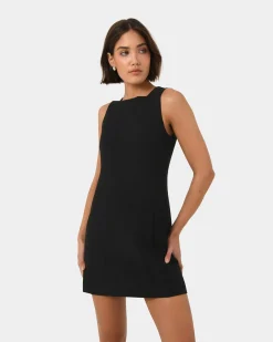 Ava Square Neck Panel Dress