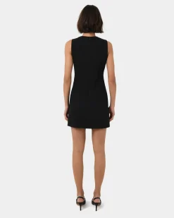 Ava Square Neck Panel Dress