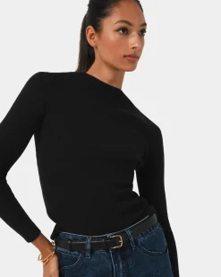 Avelyn Mock Neck Knit