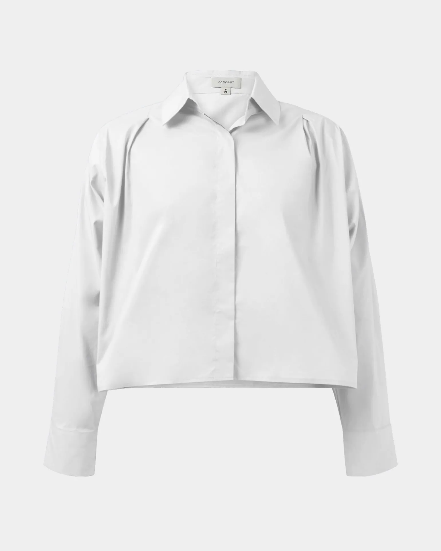 Baire Pleated Crop Shirt
