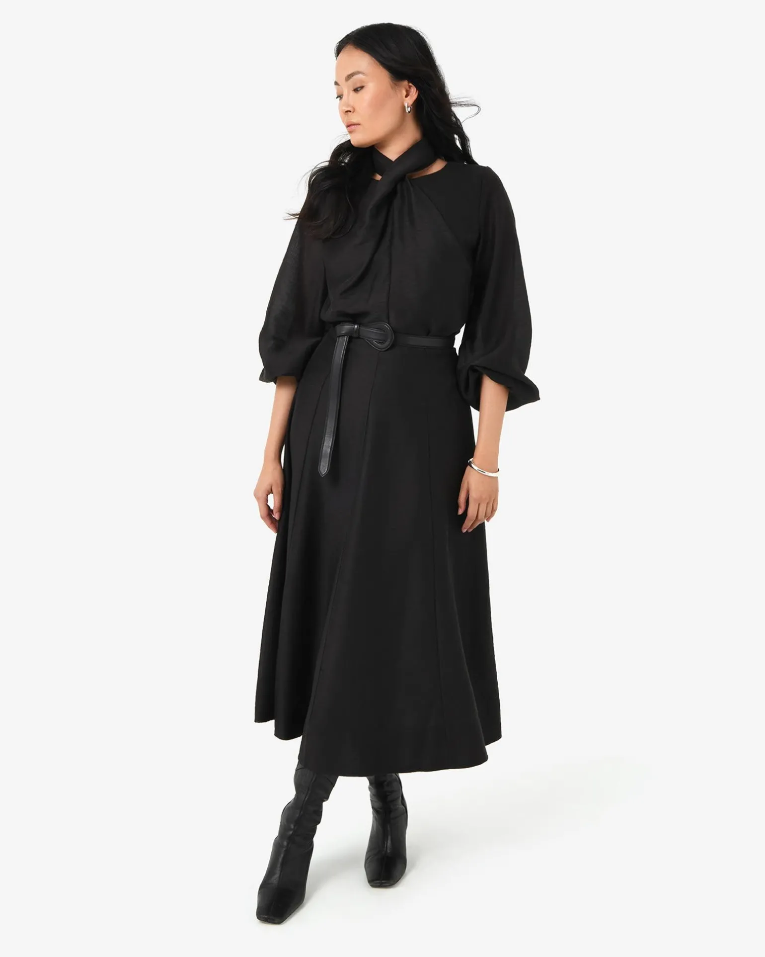 Bellini Twist Neck Blouse