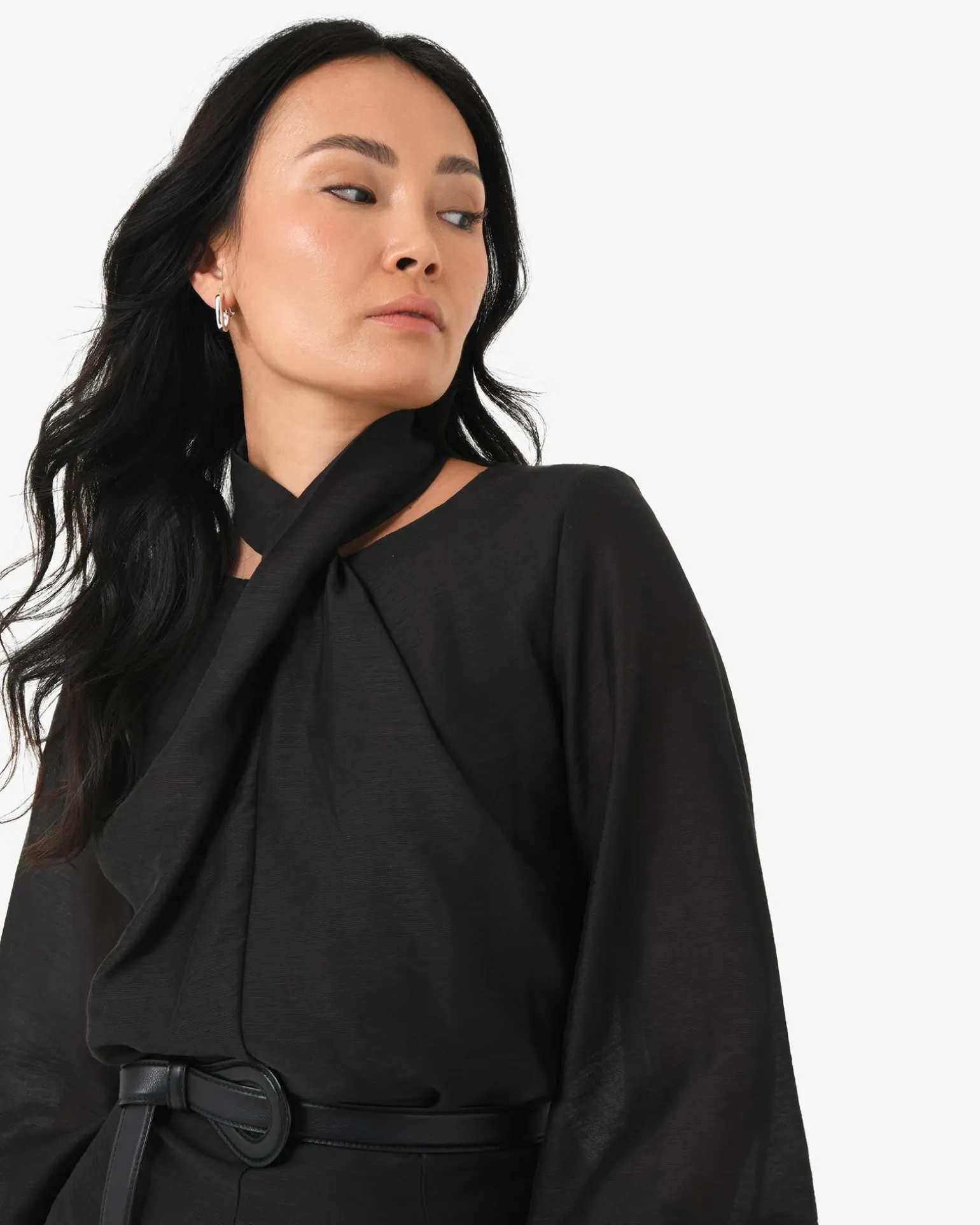 Bellini Twist Neck Blouse